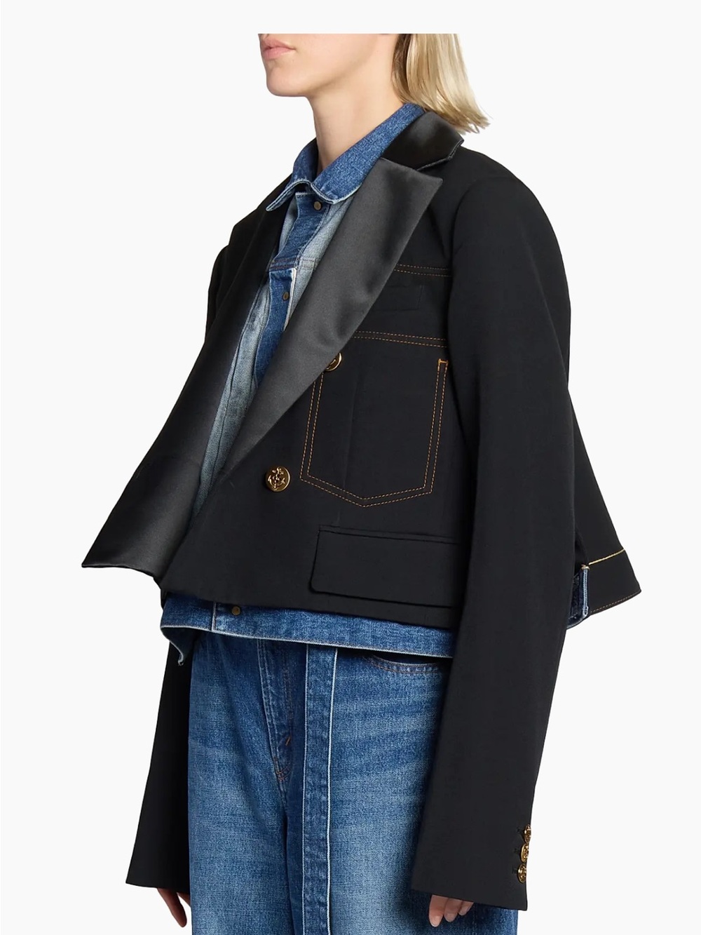 Sacai x Levi’s Matelassé Twill Combo Jacket